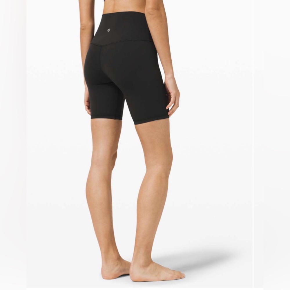🆕 LULULEMON Wunder Train High-Rise Shorts 8" Black NWT Size 4 - Picture 3 of 14